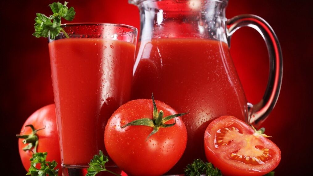 Per la pancreatite senza esacerbazione, è utile il succo di pomodoro appena spremuto